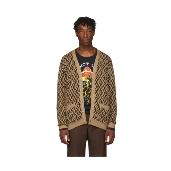 Gucci 2019 Mens Logo Basic Knit Cardigan - 구찌 2019… - 1