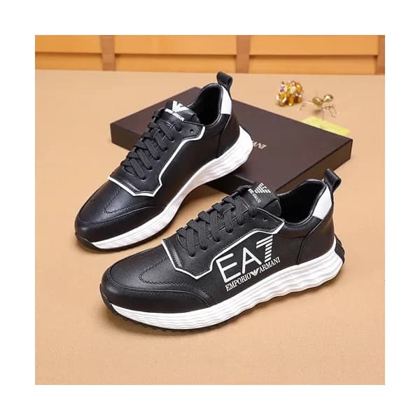 Armani 2020 Mens Leather Sneakers - 알마니 2020 남성용 … - 1