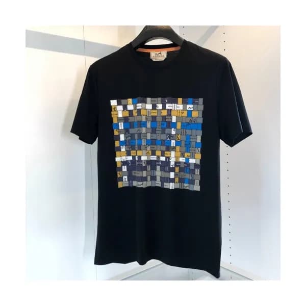 [에르메스]Hermes 2020 Mens Crew-neck Silket Short Slee… - 1