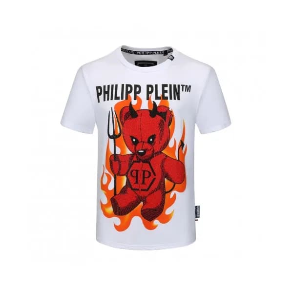 [필립플레인]Philipp-plein 2020 Mens Logo Cotton Short S… - 1