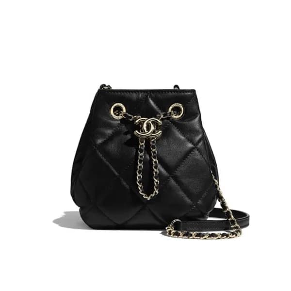 Chanel 2020 Leather Bucket Shoulder Bag ,18CM - 샤넬… - 1