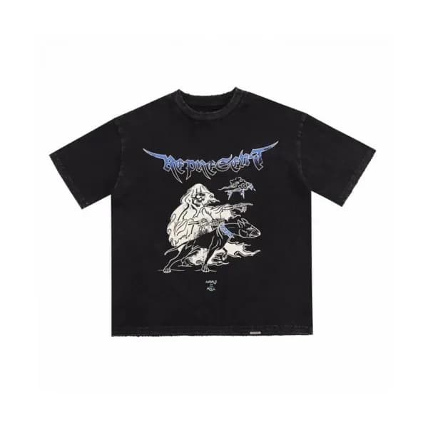 [리프리젠트]Represent 2020 Mm/Wm Wolf Logo Cotton Short… - 1