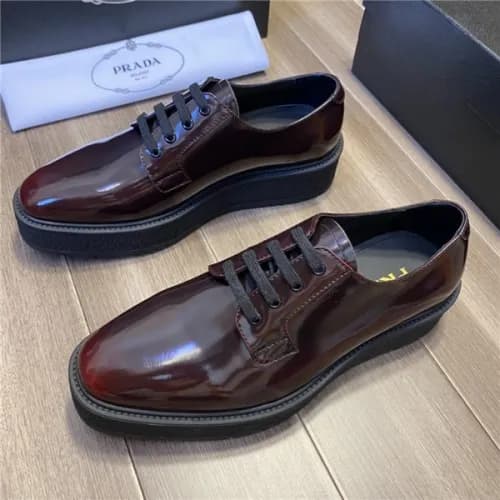Prada 2020 Men's Leather Shoes - 프라다 2020 남성용 … - 1