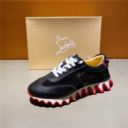 Christian Loubutin 2020 Men's Leather Sneakers… - 1