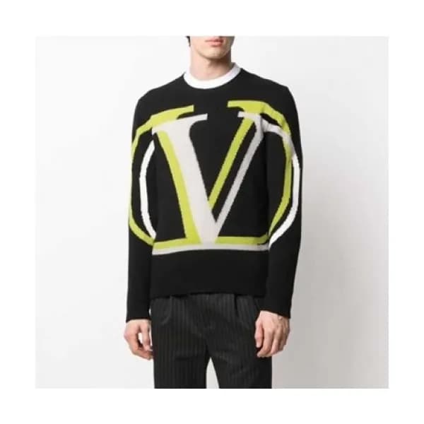 [발렌티노]Valentino 2020 Mens Big Logo Crew-neck Wool … - 1