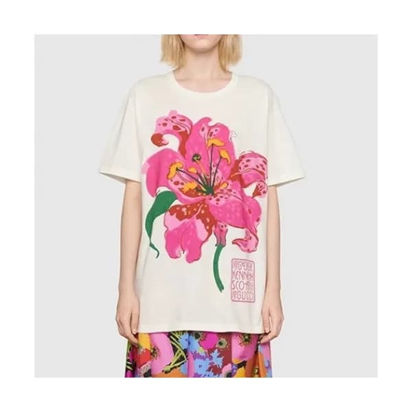 [매장판]Gucci 2021 Mm/Wm Logo Short Sleeved Tshirts -… - 1
