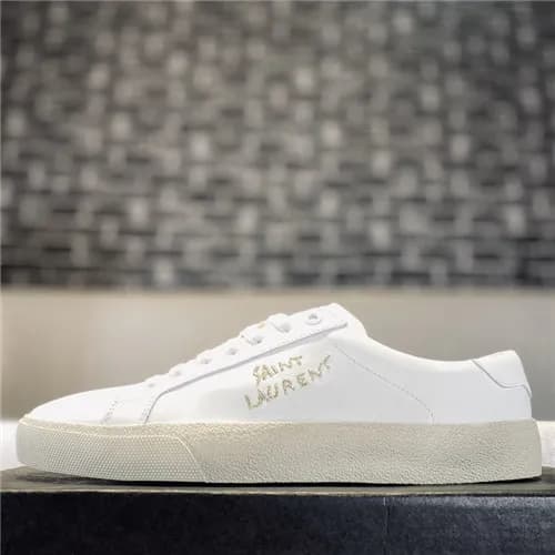 [매장판]Saint Laurent 2021 Men's Leather Sneakers… - 1