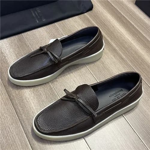 [매장판]Ermenegildo Zegna 2021 Men's Leather Loaf… - 1