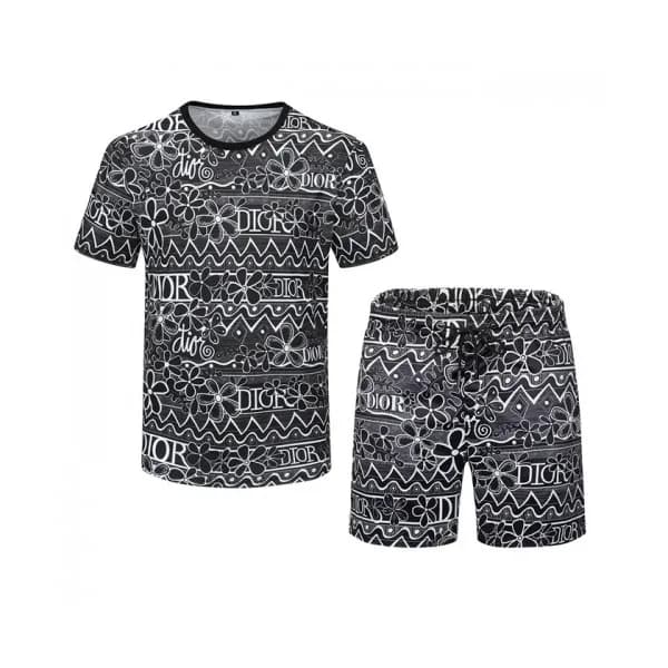 Dior 2021 Mens Casual Training Short Sleeved Cloth… - 1