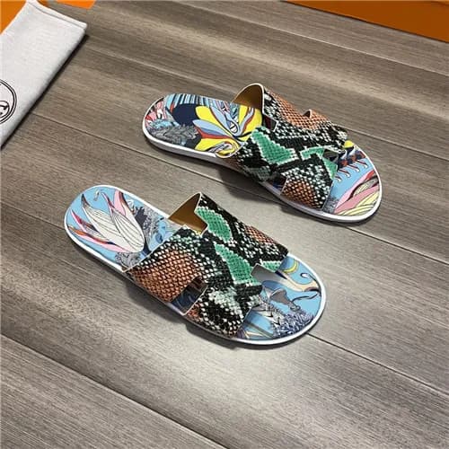 Hermes 2021 Men's Leather Mule,HERS0446 - 에르메스… - 1