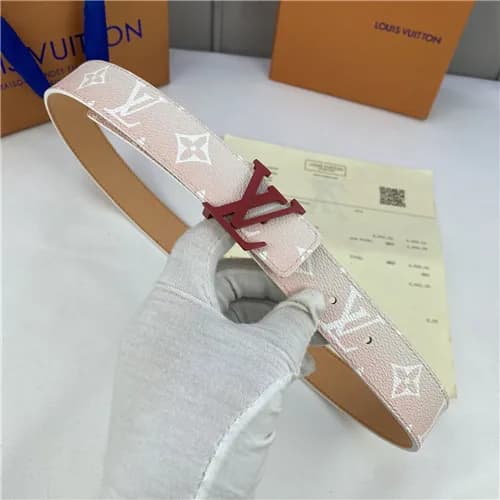 Louis Vuitton 2021 Women's Leather Belt,3.0cm,… - 1