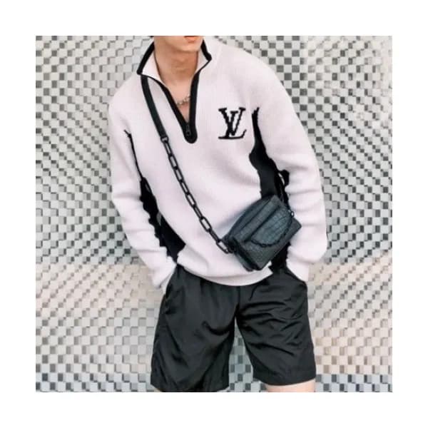 Louis vuitton Mens Casual Sweaters Black - 루이비통 2… - 1