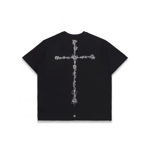 Givenchy Mens Logo Short Sleeved Tshirts Black - … - 1