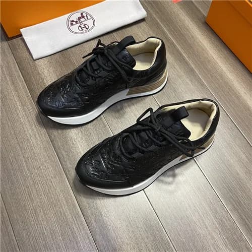 Hermes 2021 Men's Leather Sneakers,HERS0503 - … - 1