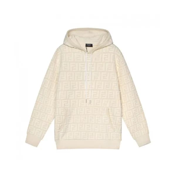 Fendi Mm/Wm Logo Casual Hoodie - 펜디 2021 남/녀 로고 캐쥬… - 1