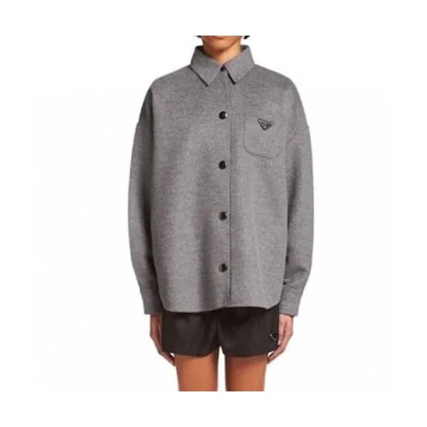 Prada Mm/WmBasic Cotton Tshirts Gray - 프라다 2021 남… - 1