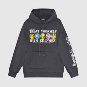 BAD MONDAY Mm/Wm Logo Oversize Cotton Hoodie Gra…