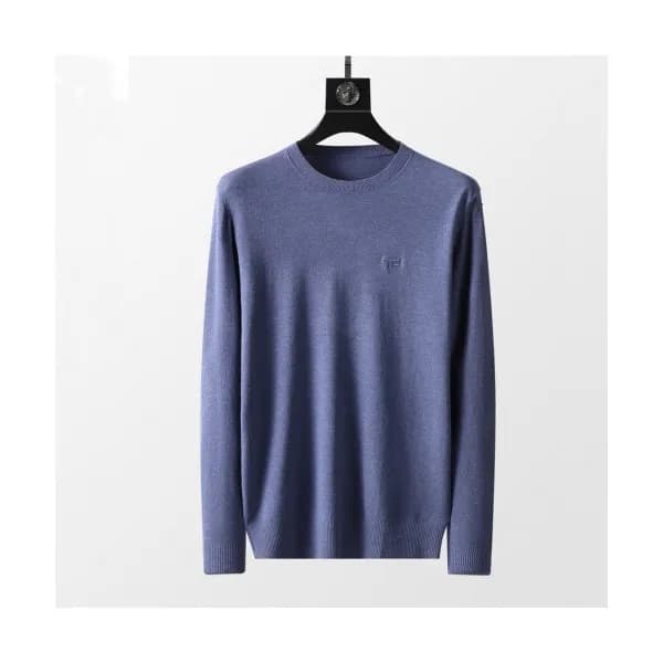 Tom Ford Mens Sweater Blue - 톰포드 2021 남성 로고 스웨터 To… - 1