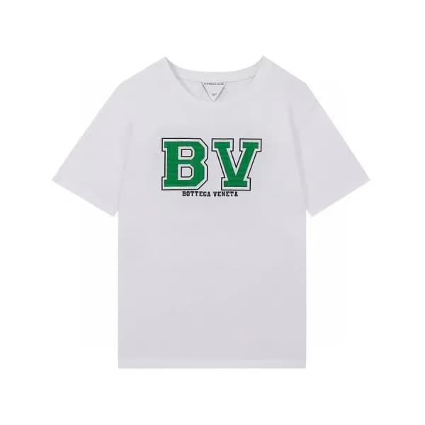 보테가 남성 크루넥 화이트 반팔티 - Mens White Tshirts - bot0245x - 1
