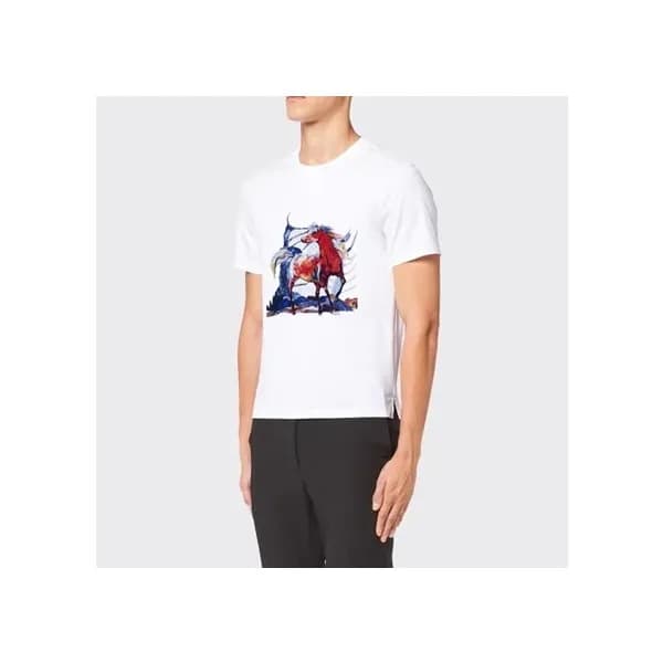 에르메스 남자 화이트 크루넥 반팔티 - Mens White Tshirts - her0745… - 1