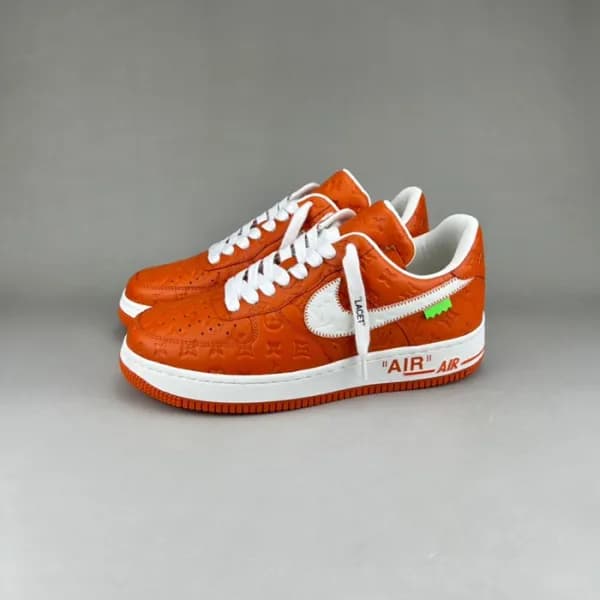 루이비통 남성 트렌디 오렌지 스니커즈 - Mens Orange Sneakers - lou0… - 1