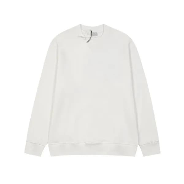 디올 남성 클래식 화이트 맨투맨 - Dior Mens White Tshirts - dio0… - 1
