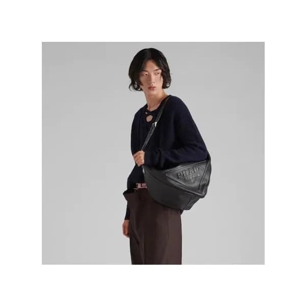 프라다 남성 블랙 숄더백 - Prada Mens Black Shoulder Bag - pr… - 1