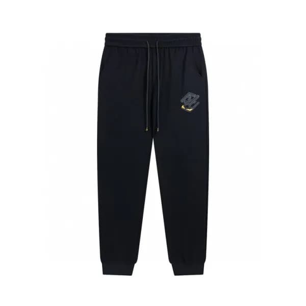 펜디 남성 캐쥬얼 블랙 트레이닝 팬츠 - Fendi Mens Black Training P… - 1