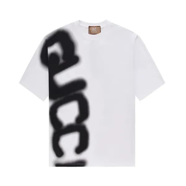 구찌 남/녀 화이트 크루넥 반팔티 - Gucci Unisex White Short slee… - 1