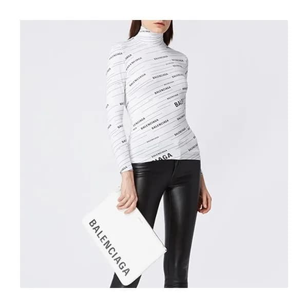 발렌시아가 남/녀 화이트 클러치 - Balenciaga Unisex White Clutch… - 1