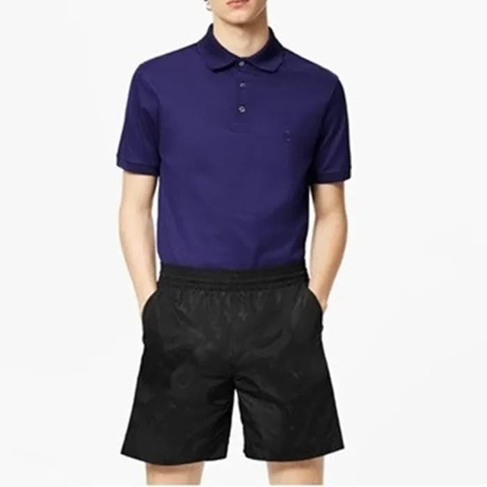 루이비통 남성 블랙 반바지 - Louis vuitton Mens Black Half-pan… - 1