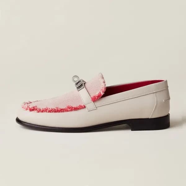 에르메스 여성 핑크 로퍼 - Hermes Womens Pink Loafer - he190x - 1