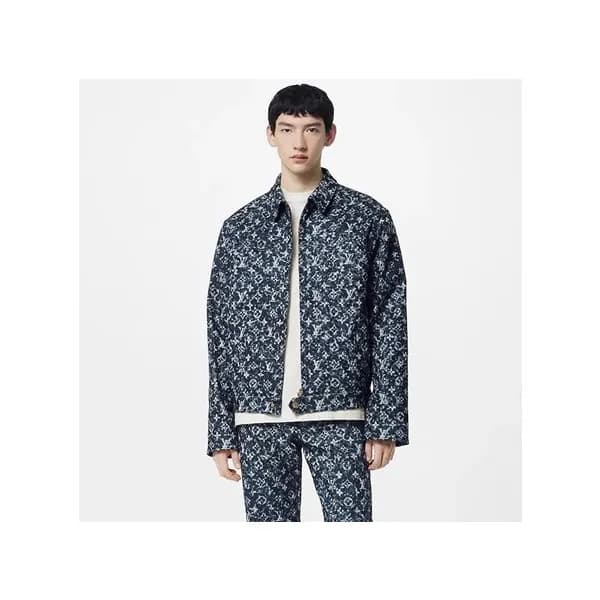 루이비통 남성 캐쥬얼 블루 자켓 - Louis vuitton Mens Blue Jacket… - 1