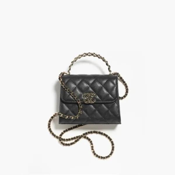 샤넬 여성 블랙 미니백 - Chanel Womens Black Mini Bag - ch43… - 1