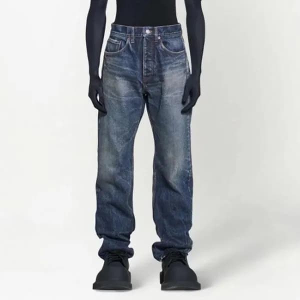 발렌시아가 남성 블루 청바지 - Balenciaga Mens Blue Jeans - ba5… - 1