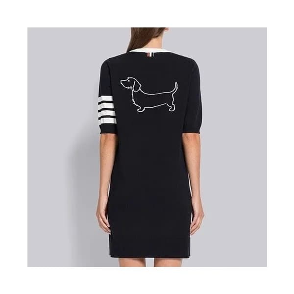 톰브라운 여성 네이비 원피스 - Thom Browne Womens Navy One-piec… - 1