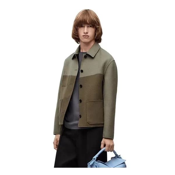 로에베 남성 그레이 양면 자켓 - Loewe Mens Gray Jackets - loe79… - 1