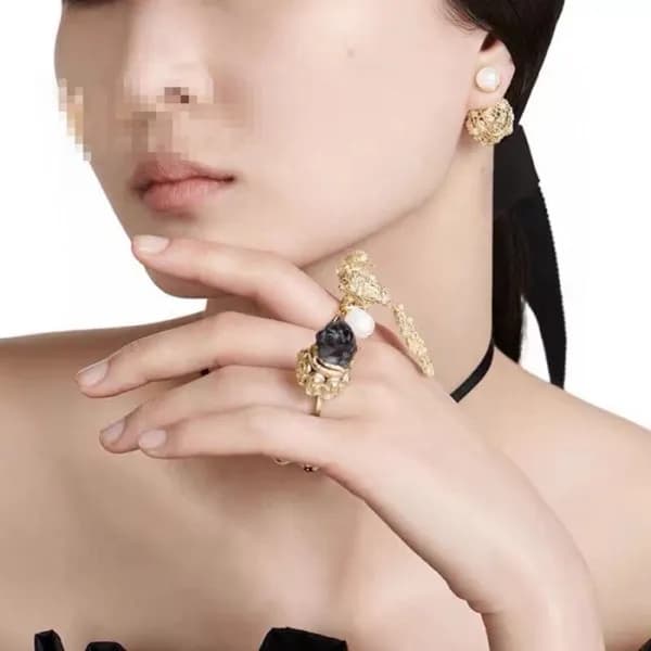 디올 여성 골드 이어링 - Dior Womens Gold Earring - acc743x - 1