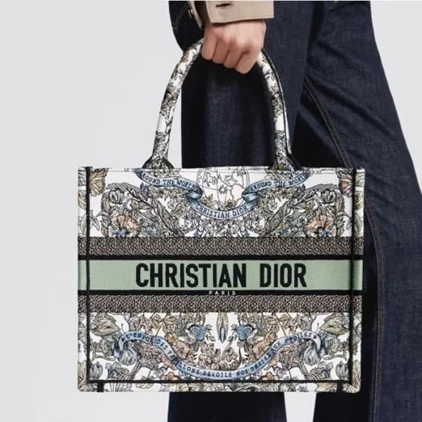 디올 여성 그린 북토트 - Dior Womens Green Book Tote - ba01x - 1