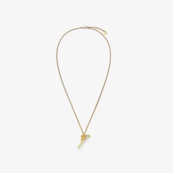 펜디 여성 골드 목걸이 - Fendi Womens Gold Necklace - acc137… - 1