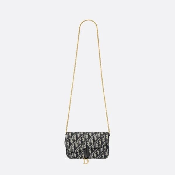 디올 여성 오블리크 체인백 - Dior Womens Oblique Saddle Bag - … - 1