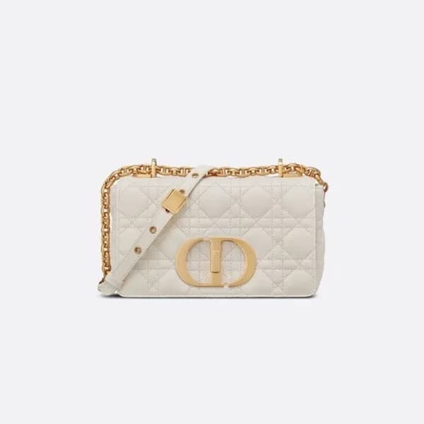 디올 여성 화이트 카로 백 - Dior Womens Mini Caro Bag - dib50… - 1
