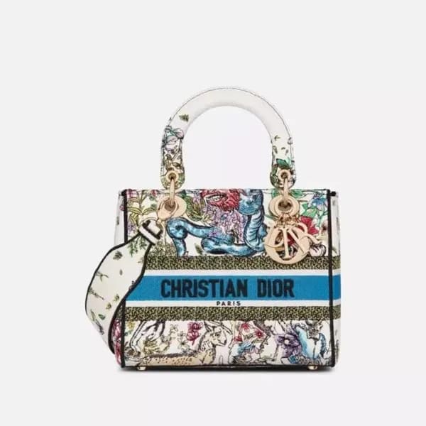 디올 여성 블루 레이디 백 - Dior Womens Blue Lady Bag - dib55… - 1