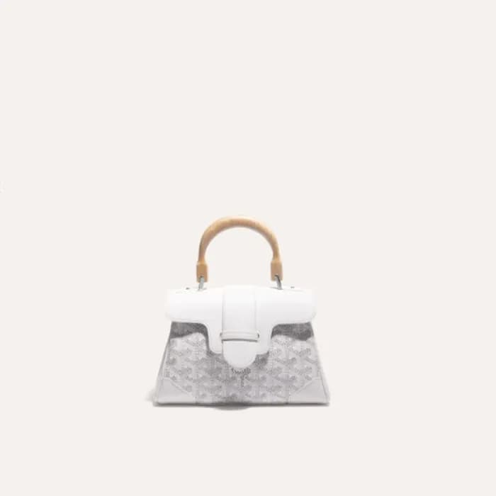 고야드 여성 화이트 소프트 사이공 백 미니 - Goyard Womens Mini Saigo… - 1