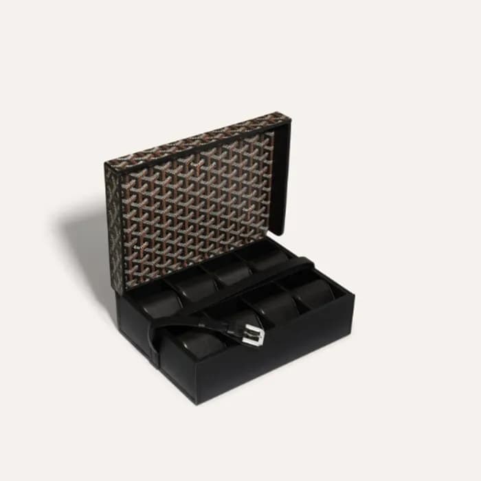 고야드 남/녀 블랙 시계 케이스 - Goyard Unisex Watch Case - gob… - 1