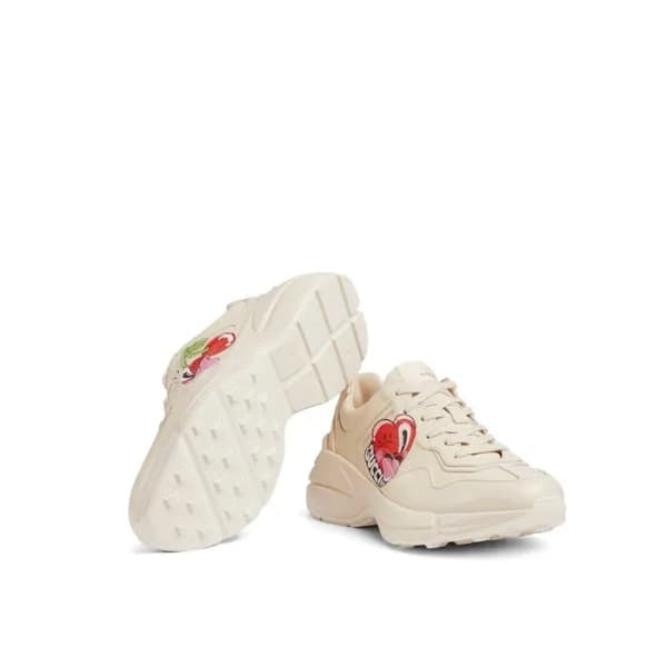 구찌 남/녀 아이보리 라이톤 - Gucci Unisex Ivory Sneakers - gu… - 1