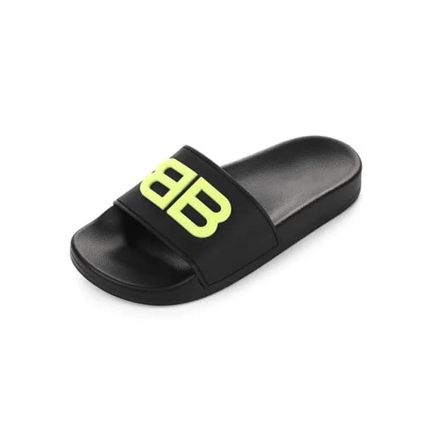 발렌시아가 남/녀 블랙 슬리퍼 - Balenciaga Unisex Black Slipper… - 1
