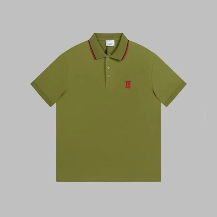 버버리 남성 그린 티셔츠 - Burberry Mens Green Tshirts - buc3… - 1