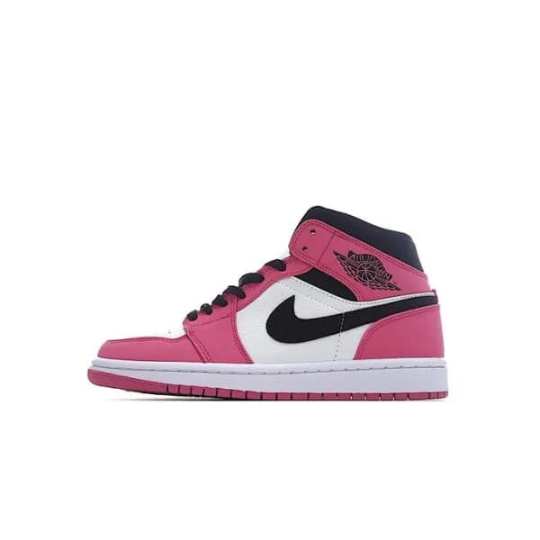 나이키 남/녀 핑크 하이탑 스니커즈 - Nike Air Jordan 1 Mid Unisex… - 1