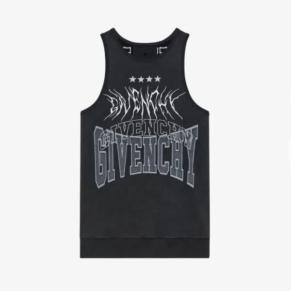 지방시 남성 블랙 나시 - Givenchy Mens Sleeveless Shirts - g… - 1